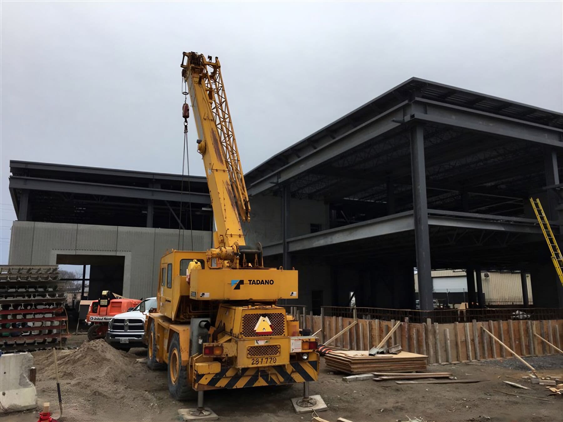 Steel installation at TTC Hillcrest