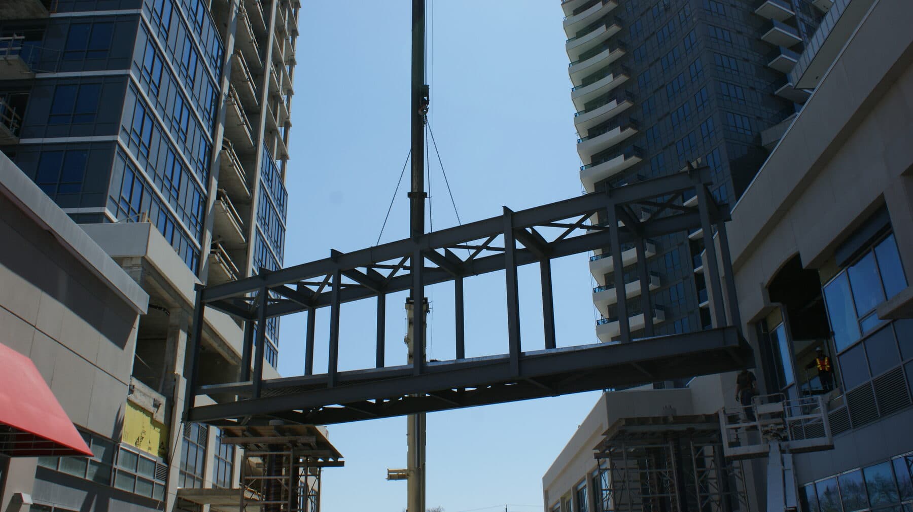 World on Yonge steel project